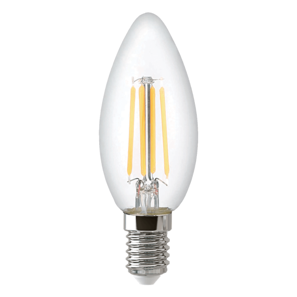 фото Лампа светодиодная hiper thomson led filament candle 11w 1140lm e14 6500k